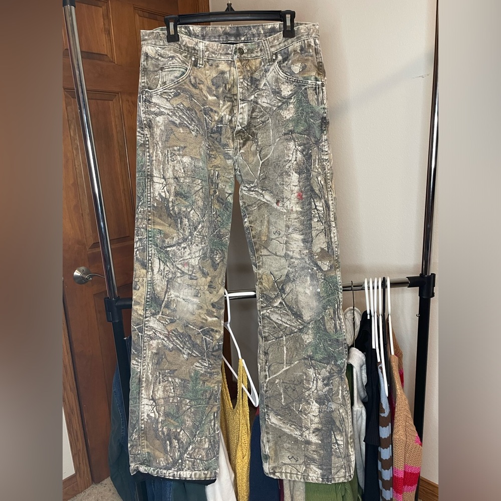 Camo wrangler x realtree mens hunting jeans